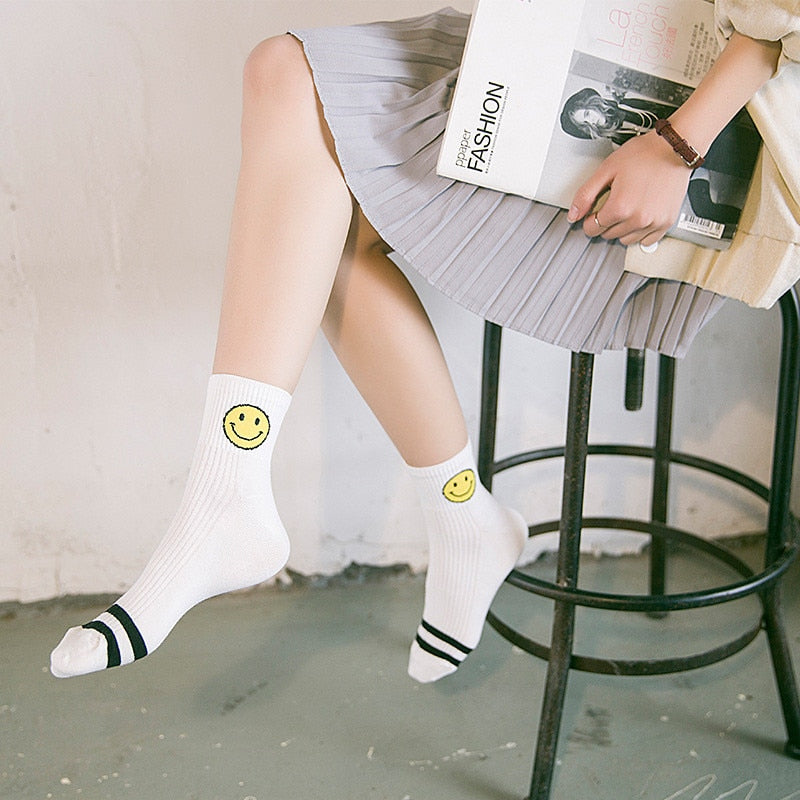 SMILEY FACE SOCKS